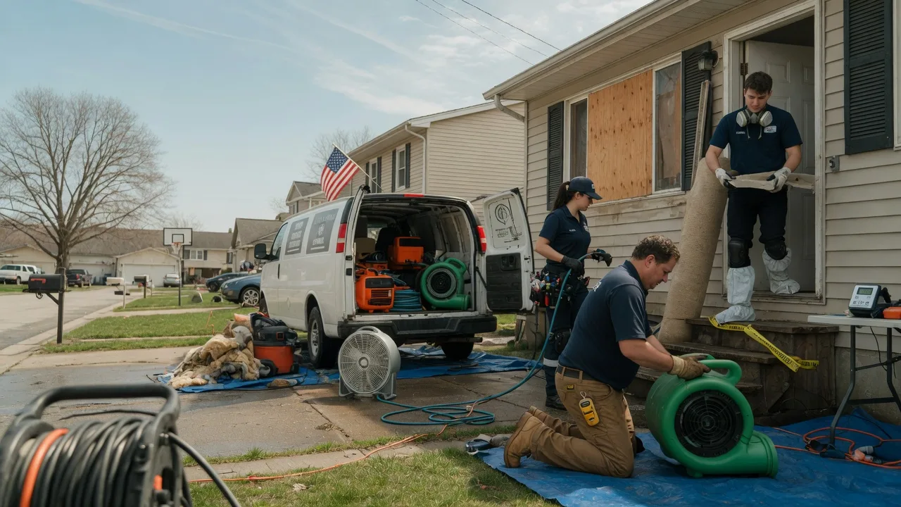 Water Damage Restoration in Gypsum, KS near me